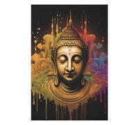 Wooden Jigsaw Puzzle Featuring Path of Compassion, 1000 PCS
