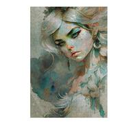 Wooden Jigsaw Puzzle Featuring The Wanderer Peers Back, 300 PCS