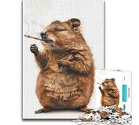 Wooden Jigsaw Puzzle for Adults, Chillin' Quokka, 1000 PCS