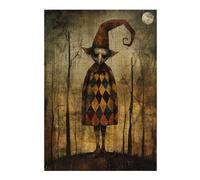 Wooden Jigsaw Puzzle for Adults, Harlequin Haunter, 300 PCS