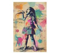 Wooden Jigsaw Puzzle for Adults, Sirens Kids Song, 1000 PCS
