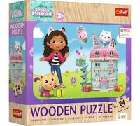 Wooden Jigsaw Puzzle Junior 24 - Gabby's Dollhouse