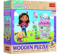 Wooden Jigsaw Puzzle Junior 24 - Gabby's Dollhouse