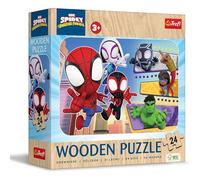 Trefl Wooden Jigsaw Puzzle Junior 24 – Spidey