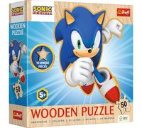 Wooden Jigsaw Puzzle Junior 50 Sonic