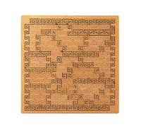 Wooden Jigsaw Puzzle with Frame, Irregular Creative Labyrinth Design for Adults, Mind-Bending and Challenging Brain Teaser