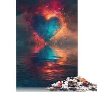 Wooden Jigsaw Puzzles 1000 Pieces Love at Sea Puzzle Family Game Jigsaws Best Gift for Adults And 1000pcs (75x50cm)