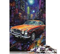 Wooden Jigsaw Puzzles 500 Pieces Cool Colourful Sports Cars Puzzle Family Game Jigsaws Best Gift for Adults And 500pcs (52x38cm)