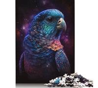 Wooden Jigsaw Puzzles 500 Pieces Galaxy Parrot Puzzle Family Game Jigsaws Best Gift for Adults And 500pcs (52x38cm)