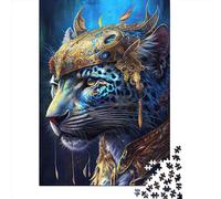 Wooden Jigsaw Puzzles for Adults 1000 Piece The Majestic Jaguar Jigsaw Puzzles for Adults Challenging Game Brain Teasers 1000pcs (75x50cm)