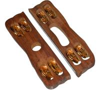 Wooden Kartal Pair Percussion Hand Cymbals - Indian Musical Instrument for Kirtan, Pooja, Temple, Home Decor, Concert - Pack of 1 Pair