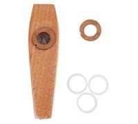 Wooden Kazoo Adult Kids Educational Musical Instruments Accompaniment Bass Ukulele Guitar Drum With Kazoo Films
