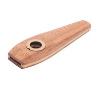 Wooden Kazoo Flute Harmonica Guitar Accompaniment Diaphragm Wood Wind Instrument for Music Lovers, and Spare Parts