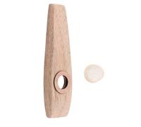 Wooden Kazoo Flute Instrument, Maple Wood Flute Musical Wind with Diaphragm for Playing Performance, Wide Range for Blues, Folk, and Country Music
