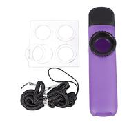 Wooden Kazoo Flute, Pretty Sounds Kazoo Flute ABS Portable with 8pcs Diaphragm for Melody (Purple)