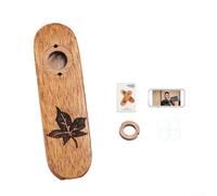 Wooden Kazoo Musical Flute Fun and Engaging Instrument for Group Activities (C)