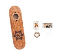 Wooden Kazoo Musical Flute Fun and Engaging Instrument for Group Activities (E)