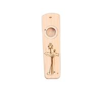 Wooden Kazoo, Stress Relief Through Music, Easy to Play, Unleash Musical Creativity with Replaceable Flute Film for Adult Music Beginner (Maple Wood