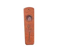 Wooden Kazoo, Stress Relief Through Music, Easy to Play, Unleash Musical Creativity with Replaceable Flute Film for Adult Music Beginner (Pear Wood)