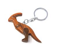 Wooden Keyring - Parasaurolophus