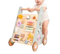 Wooden Kid Walker,Smooth Rolling Quiet Learning Toy | Wooden Kid Walker Push Toy | for Children Boy Girl Home Indoor Classroom Walking Practice