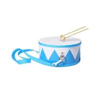 Wooden Kids Drum - Deluxe Premium 5.9-Inch Adjustable Carrying Strap Musical Game Drum Set Kit System | Early Learning Rhythm Percussion Instrument For 2-5 Years Old Boy Girl Student Birthday Kinderga