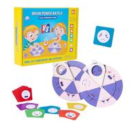 Wooden Kids Emotion Wheel Toy Set, Fun Learning Toy Social-Emotional Learning Toy For Kids, Emotions Feelings Wheel Wooden Round Social Emotional Learning School Supplies Toys For Kids, Home & School