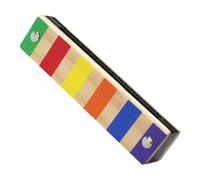 Wooden Kids Harmonica - 16-Hole Double-Row Instrument, 5.12x0.79x1.18 Inches Musical Accessory, Simple Application Music Aid, Strong Birthday Party Education Gear, Premium Quality for Children Age 3+
