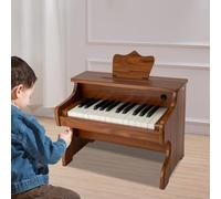 Wooden Kids Piano,Kids Piano, 25 Key Portable Toddler Keyboard for Music Learning Travel Play, Compact Wooden Mini Instrument with Realistic Sound, 3-5 Year Old Boys Girls Xylogen