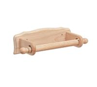 Wooden Kitchen Roll Holder Wall Mounted | Beech Wall Kitchen Paper Towel Holder | Wall Mounted Kitchen Paper Roll Holder That Fit Standard Sized Rolls (11 Inches) | Wood Kitchen Roll Holder