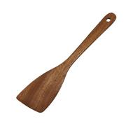 Wooden Kitchen Spatula, Wooden Scraper Spatula | Scraper Spatula for Cooking | Flat Spurtle Non Scratch for Saucepan, Kitchen Utensils Cookware