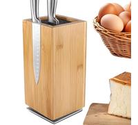 Wooden Knife Block Wooden Knife - Rotating Double-Sided Knife Shelves, Kitchen Storage Organiser, Cooking Accessories, Home Restaurant Bar, Professional Cooking Device for Use of Homes