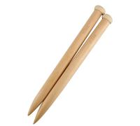Wooden Knitting Needles,15/20/25 MM Big Knitting Needle Super Chunky Yarn and Larger Knitting Project,DIY Sweater Yarn Knitted Accessories 25mm