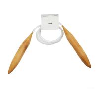 Wooden Knitting Needles with Tube, 80cm Round Circular Needles Sweater Crochet, Thick Hand Sewing Tools in 15mm 20mm 25mm Sizes(20mm)