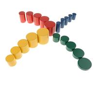Wooden Knobless Cylinders Set Kids Kids Early Developmental Toy