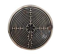 Wooden Labyrinth Maze - 18 cm Hand Guided, Puzzle Board, Solid Wood Pad Toy, Quiet Focus Practice Tool | Simple Finger Tracking Game Learning Aid Skill Growth Home Quiet Use