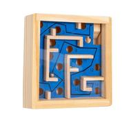 Wooden Labyrinths Activity Board Educational Puzzle Toy for Children to Boosts Concentration and Hand Eye Coordination Educational Marble Labyrinths Toy