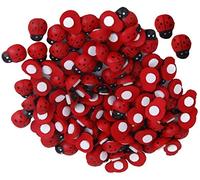 Wooden Ladybird Stickers 100Pcs Miniature Garden Bonsai Decor-Child-DIY Mini-Wooden Ladybirds Other Gifts and Crafts Useful Design