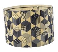 Wooden Lampshade Wood Pendant Light Shade with Texture for Living Room Bedroom Dining Room and Café Decor (11.81 × 11.81 × 7.87 in)