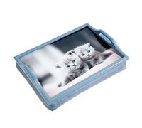Wooden Lap Tray with Cushion (Kittens)