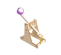 Wooden Launching Ball DIY Play Puzzles Building Hands On Abilities for Teens, Style L