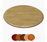 Wooden Lazy Susan Serving Tray, 30in Round Rotating Serving Plate for Dining Table Centerpiece, Smooth Turntable, High Load Capacity