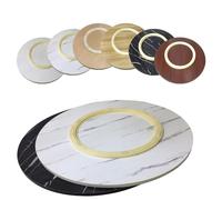 Wooden Lazy Susan Serving Turntable360° Rotating Tray for Dining Table Kitchen Restaurant Ø 50/60/70/80/90/100cm Ideal for Chinese Cuisine & Entertaining