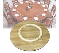 Wooden Lazy Susan Turntable Serving Tray 50-100cm Diameter 360° Rotating Plate for Kitchen Dining Table Food Serving Party Rustic Decor Easy Access