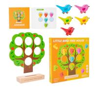 Wooden Learning Toys,Safe Sensory Educational Wood Game | Learning & Creativity Booster Toys,for Boy Girl Indoor Home Birthday Holiday Classroom School