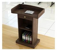 Wooden Lectern Podium Stand with Drawer - Ideal for Church, Classroom, School & University Presentations, Lectures & Concerts - & Stylish Design