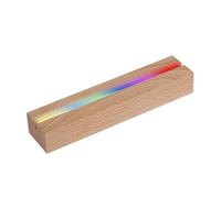 Wooden LED Light Display Pedestal, with USB Swicth and Colorful LED Night Light, Gifts for Mothers Day Mothers Day Daughter Son Boyfriend Girlfriend, for Birthday Christmas