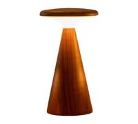 Wooden LED Table Lamp Gingko Sylva Colour Changing Rechargeable Desk Light