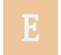 Wooden Letter for Crafts 10cm Large Wooden Letters 1.2cm Thickness Wooden Alphabet Wall Hanging Art Crafts Painting for Home Decor, E