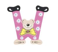 Wooden letter W child Playshoes Violet TU